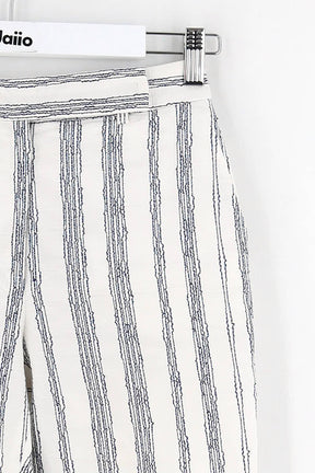 Pantalon droit Paule Ka  Blanc