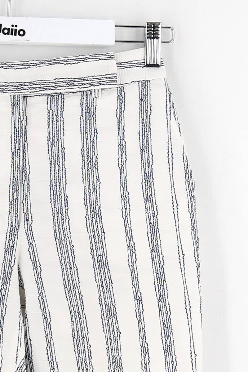 Pantalon droit Paule Ka  Blanc