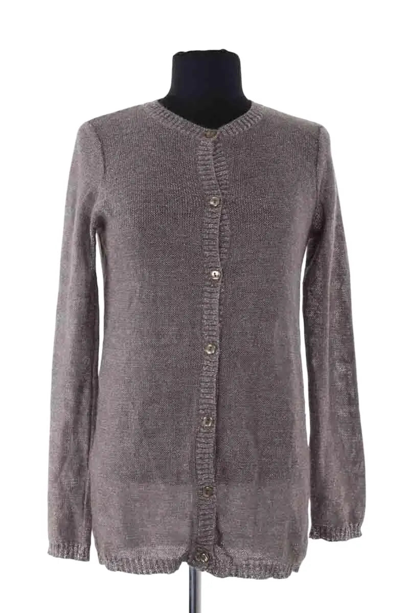Cardigan Joseph Gris en Synthétique, taille S - Seconde Main