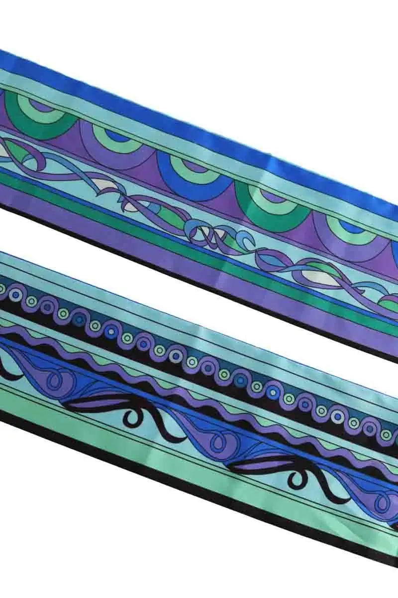 Twill Emilio Pucci Bleu en Soie
