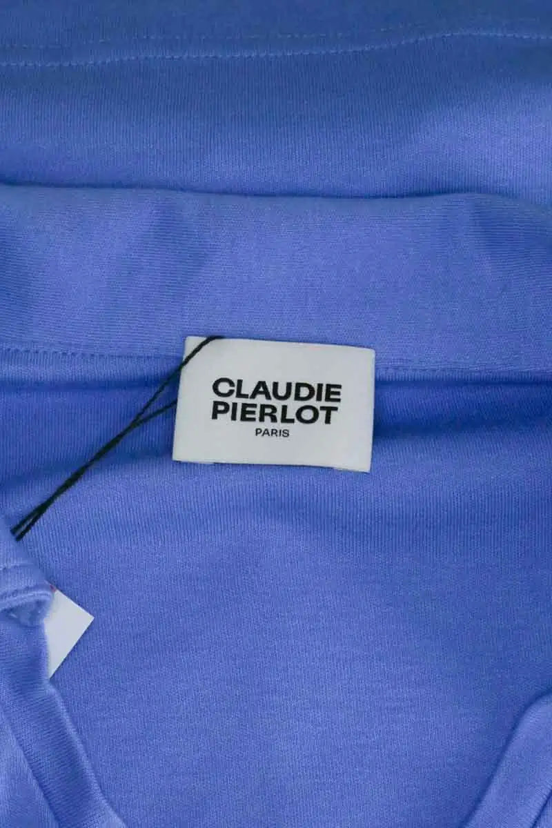Top Claudie Pierlot Bleu en Coton