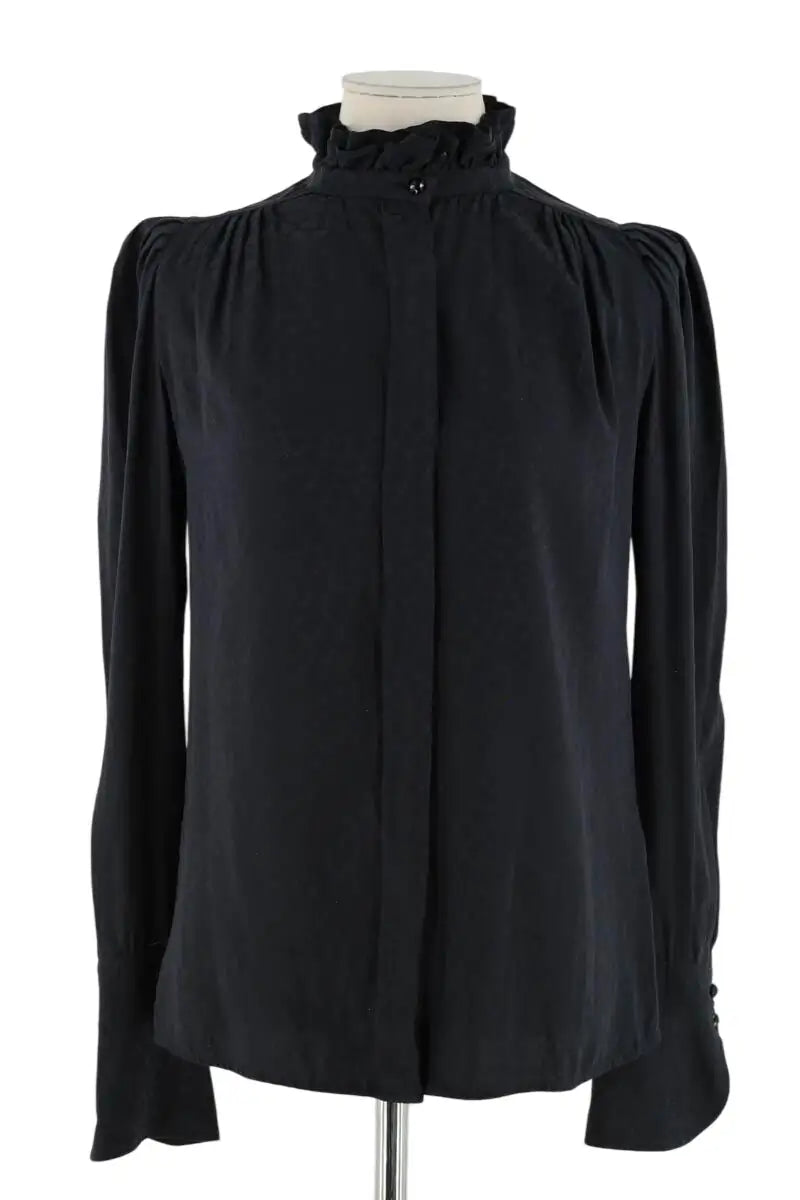 Blouse Isabel Marant Noir en Soie, taille S - Seconde Main