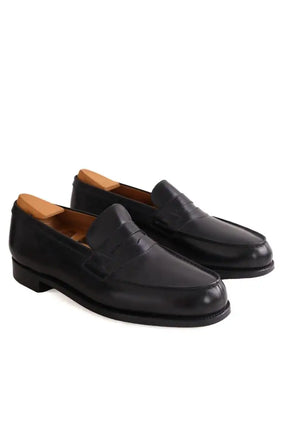 Mocassins JM Weston 180 Noir en Cuir