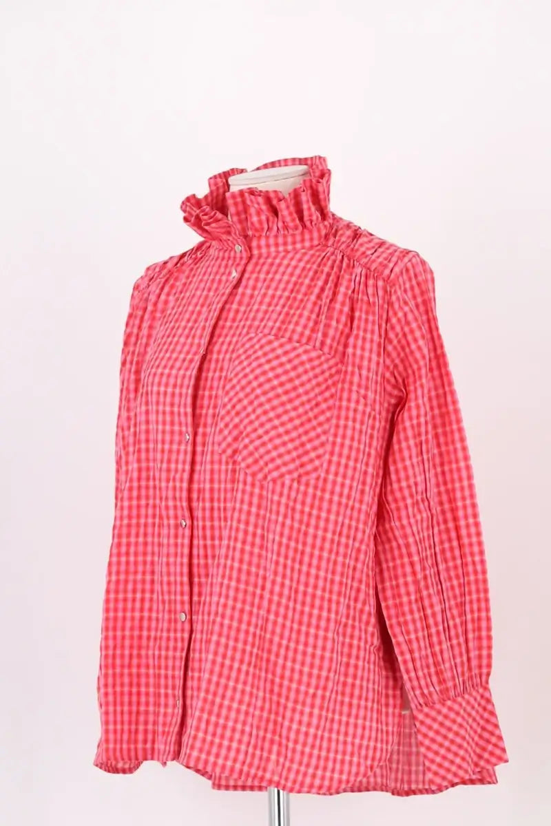 Chemise Balzac Rose en Coton
