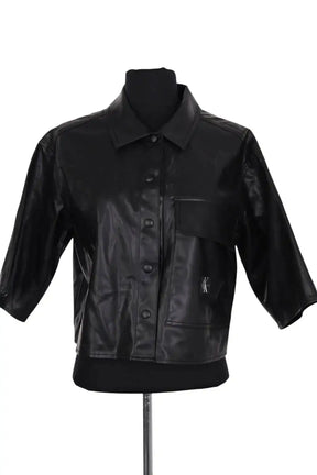Veste Calvin Klein Noir en Synthétique, taille S - Seconde Main