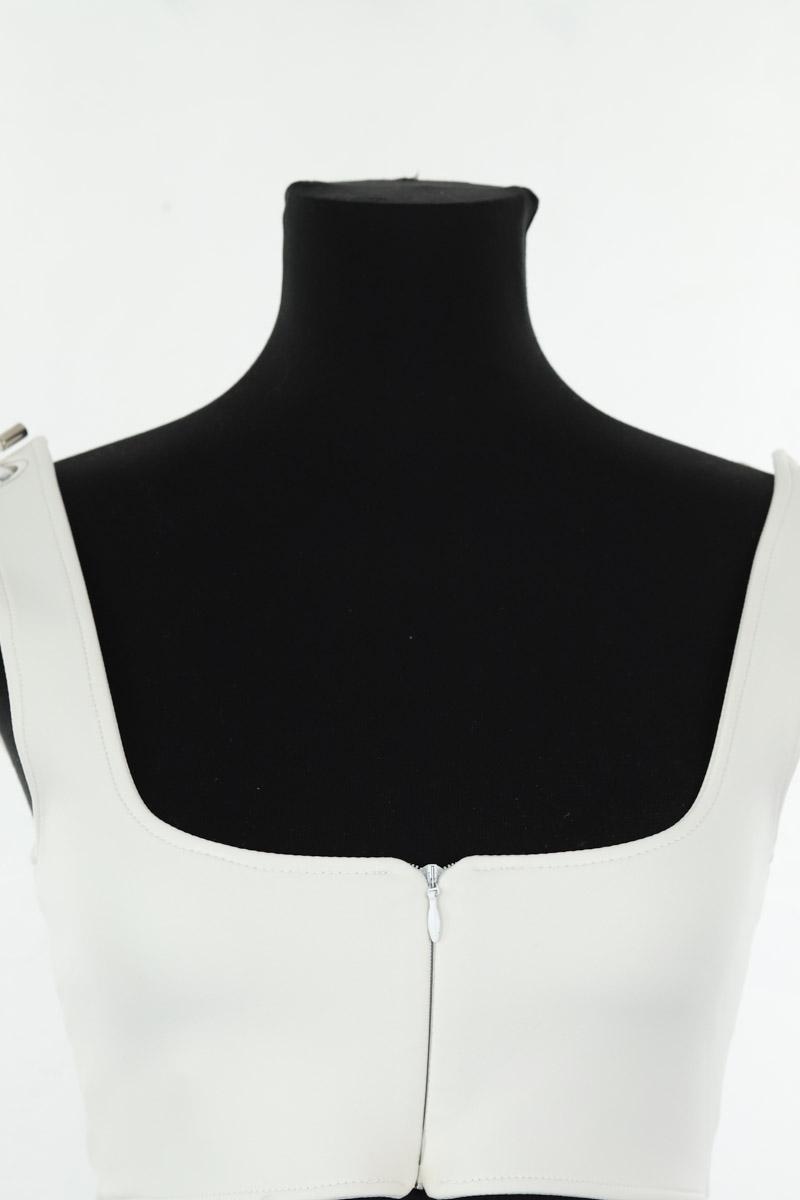 Top sans manche Marine Henrion  Blanc