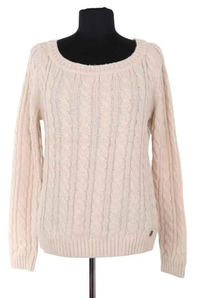 Pull Liu Jo Ecru en Synthétique, taille M - Seconde Main