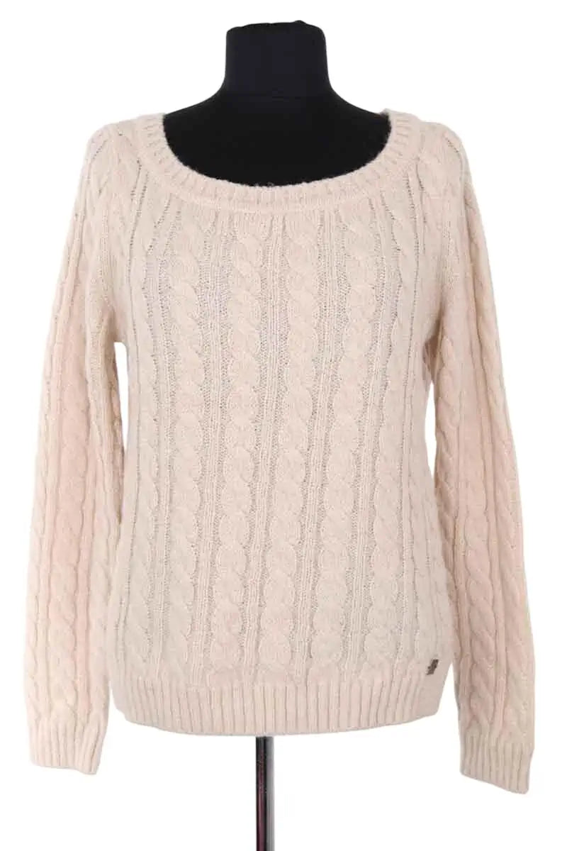 Pull Liu Jo Ecru en Synthétique, taille M - Seconde Main
