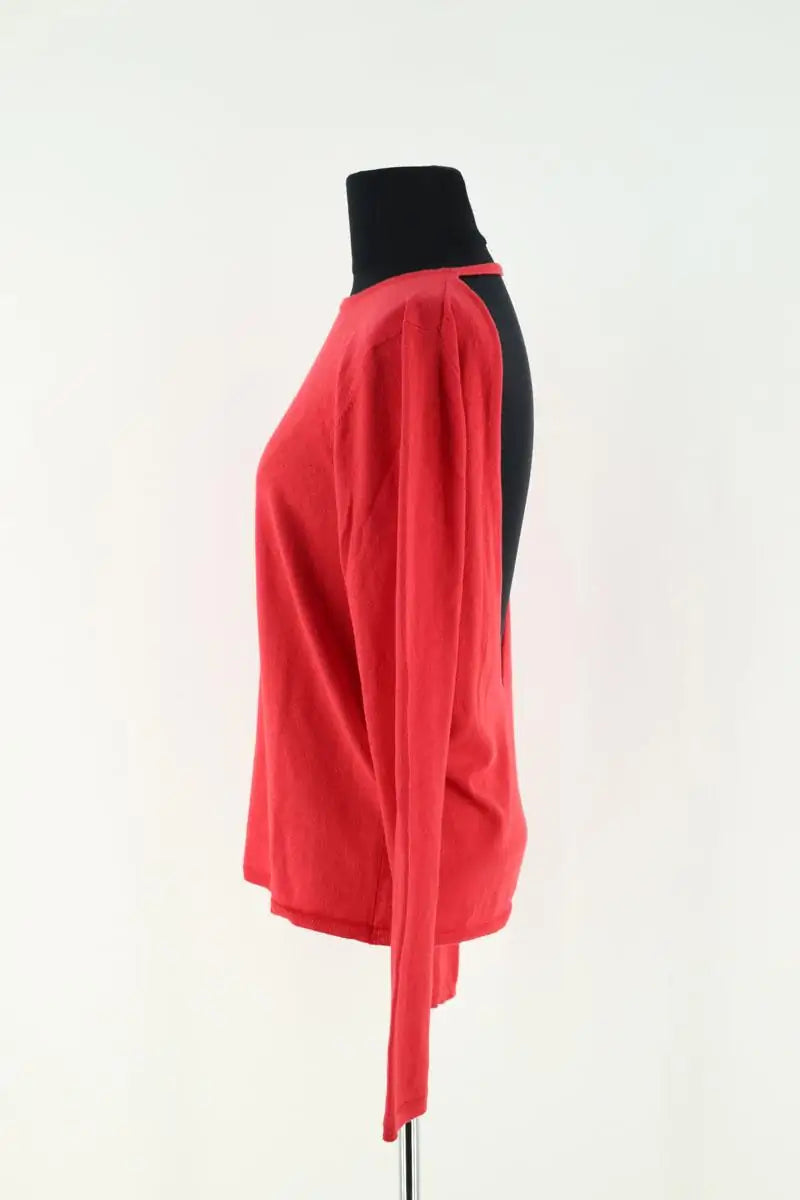 Top Maje Rouge en Soie