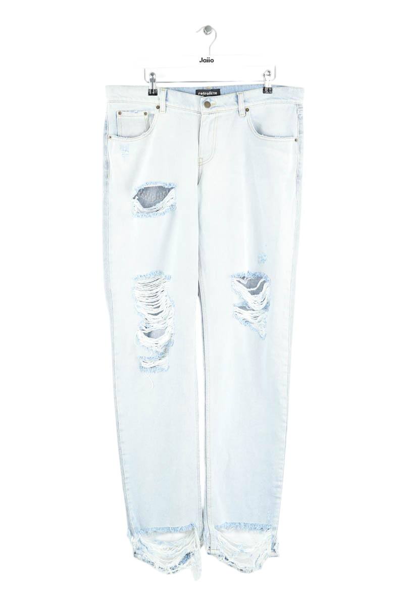 Jean droit Retrofete  Bleu