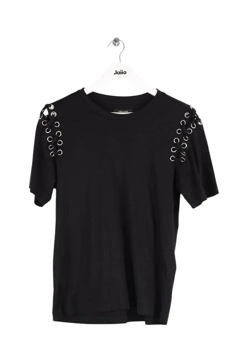 T-shirt Isabel Marant Noir en Coton, taille M - Seconde Main