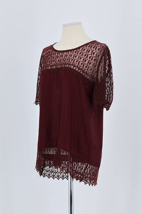 T-shirt The Kooples  Bordeaux