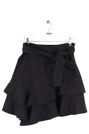 Mini jupe Maje Noir en Laine, taille M - Seconde Main