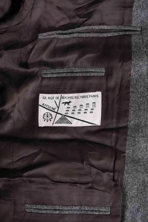 Veste Kitsuné Gris en Laine