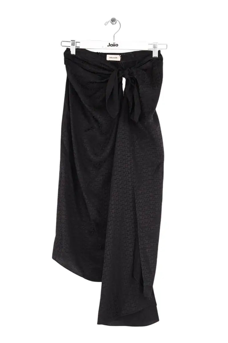Jupe Zadig & Voltaire Janais jac ZV silk skirt Noir en Soie, taille XS - Seconde Main