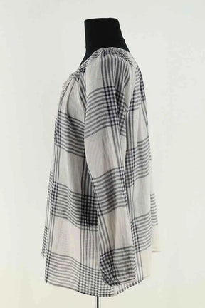 Blouse Antik Batik Blanc en Coton