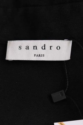 Robe Sandro Noir en Viscose