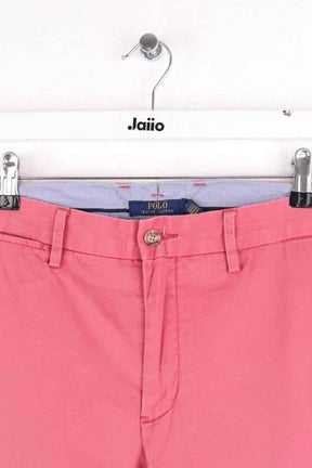 Pantalon droit Ralph Lauren Rose en Coton