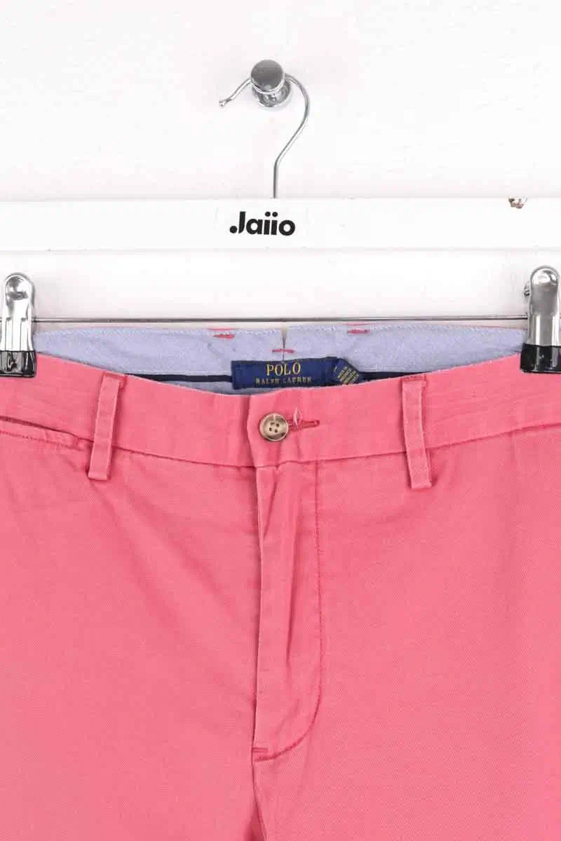 Pantalon droit Ralph Lauren Rose en Coton
