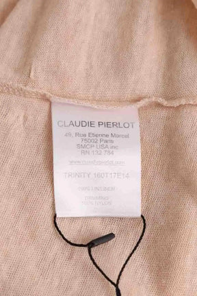 Top Claudie Pierlot Ecru en Lin