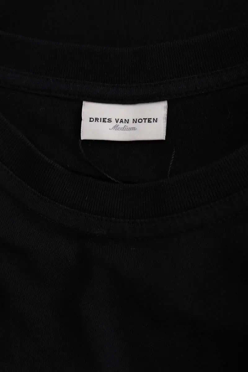 T-shirt Dries Van Noten Noir en Coton