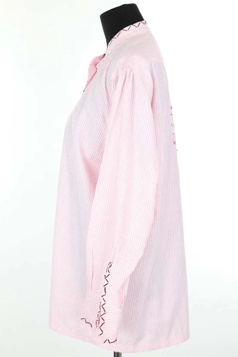 Chemise Victoria Leivissa Rose en Coton