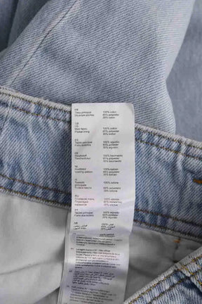 Jean droit Claudie Pierlot Bleu en Coton