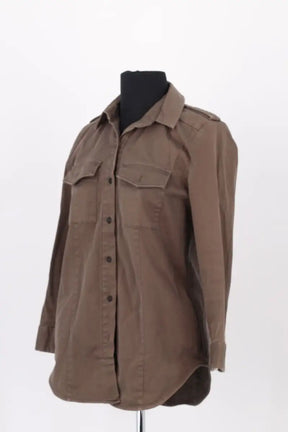 Top Sandro Marron en Coton