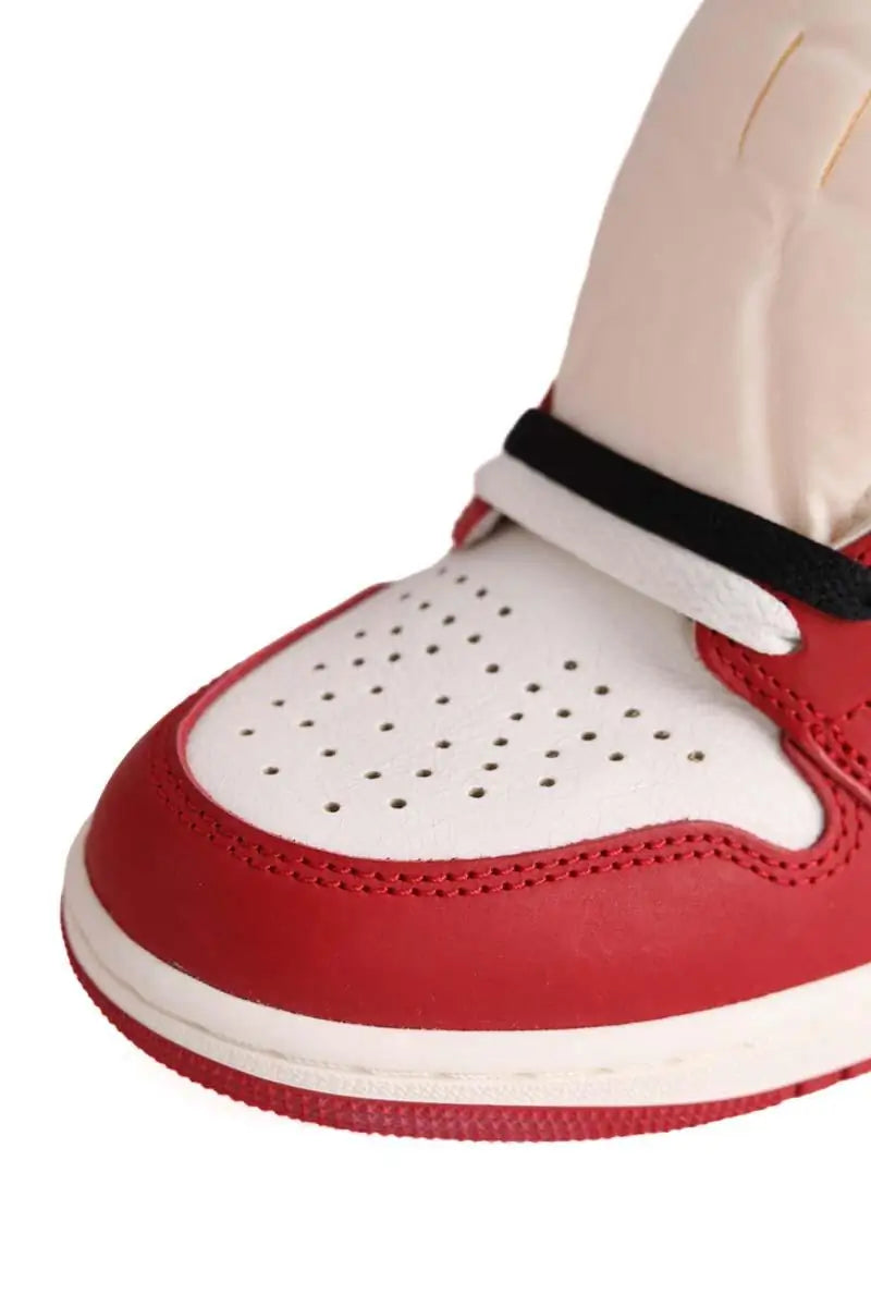 Baskets Nike Rouge en Cuir