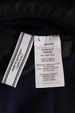 Manteau Ami Marine en Laine