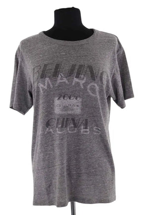 T-shirt Marc Jacobs Gris en Coton, taille M - Seconde Main
