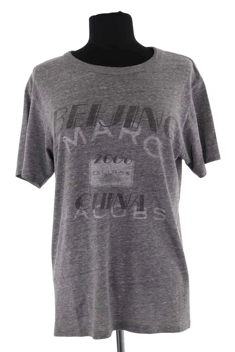 T-shirt Marc Jacobs Gris en Coton, taille M - Seconde Main