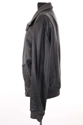 Blouson Yves Saint Laurent Noir en Cuir