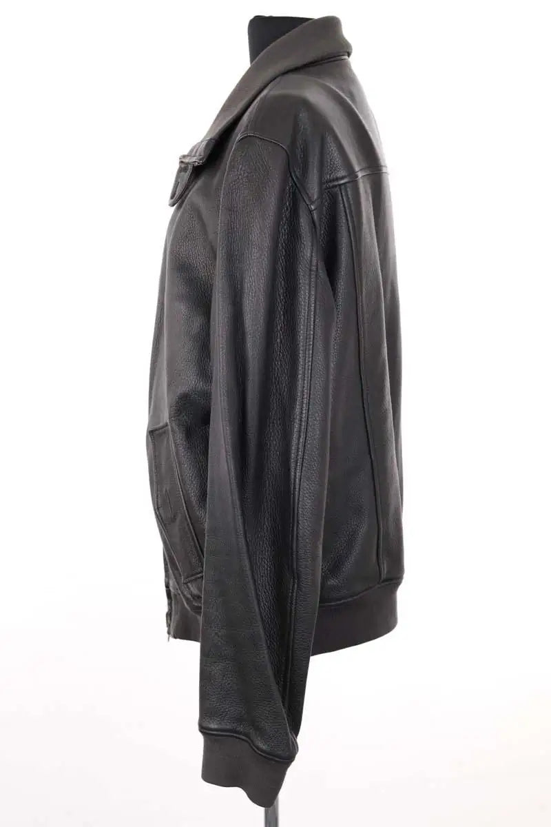 Blouson Yves Saint Laurent Noir en Cuir