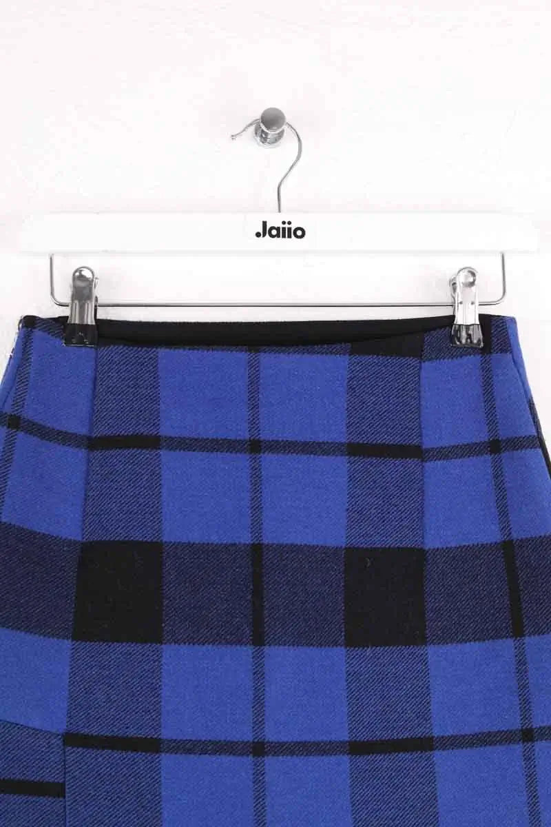 Jupe Sandro Bleu en Laine