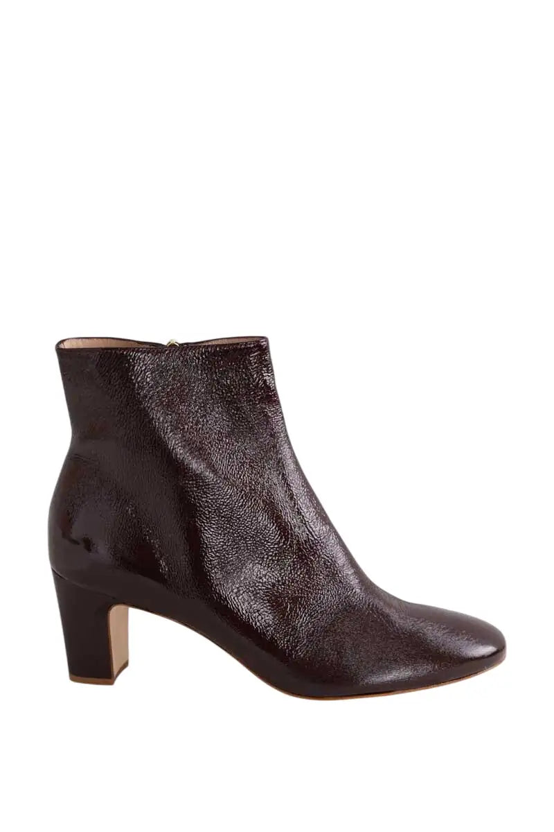 Boots LK Bennett Conway Bordeaux en Cuir verni, taille 41 - Seconde Main