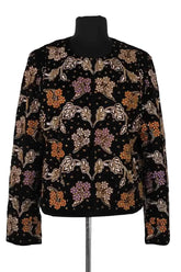 Veste Sézane Noir en Synthétique, taille S - Seconde Main