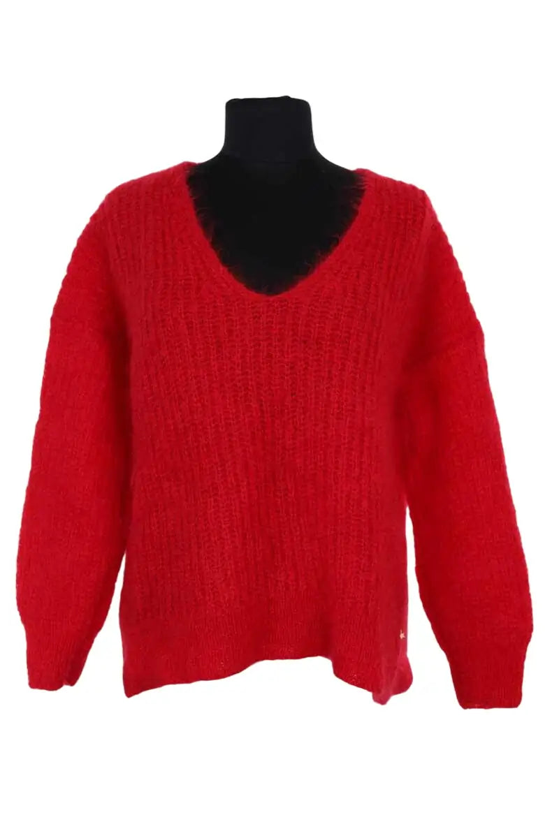 Pull Des Petits Hauts Rouge en Laine, taille M - Seconde Main