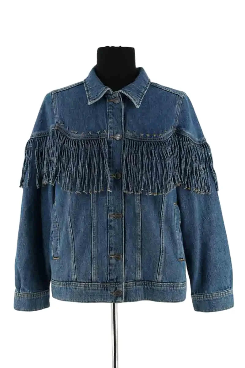 Veste Balzac Bleu en Coton, taille S - Seconde Main