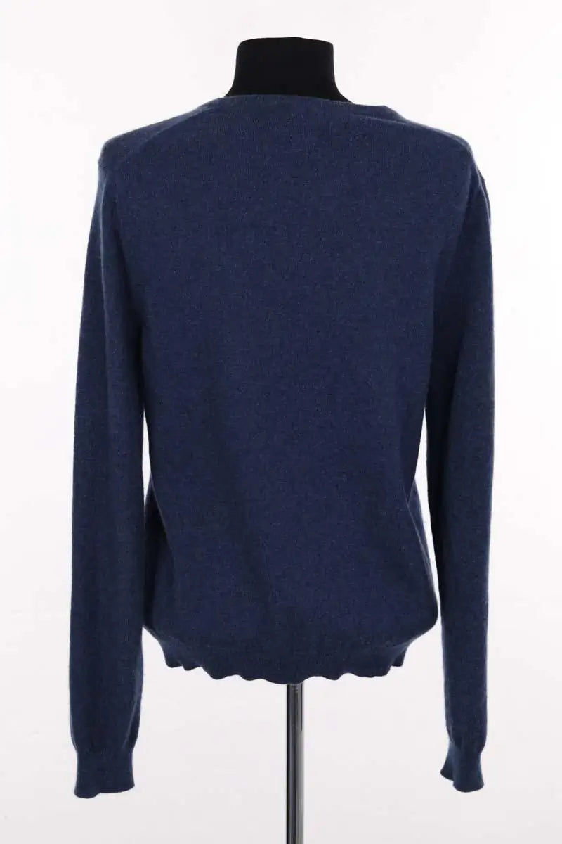 Pull Eric Bompard Bleu en Cachemire