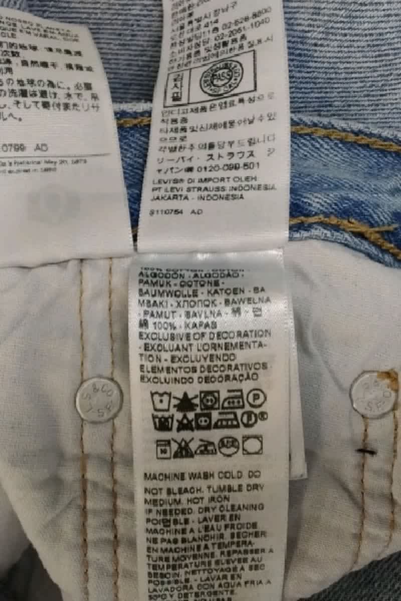 Jean droit Levi's  Bleu