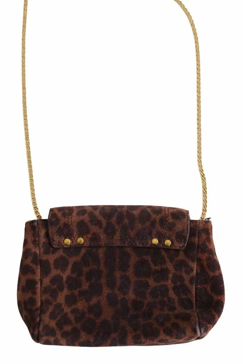 Mini sac Jérôme Dreyfuss LULU S Marron en Cuir