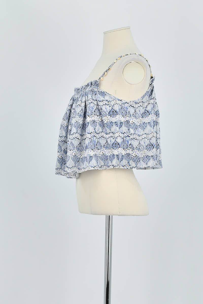 Top sans manche Antik Batik  Bleu
