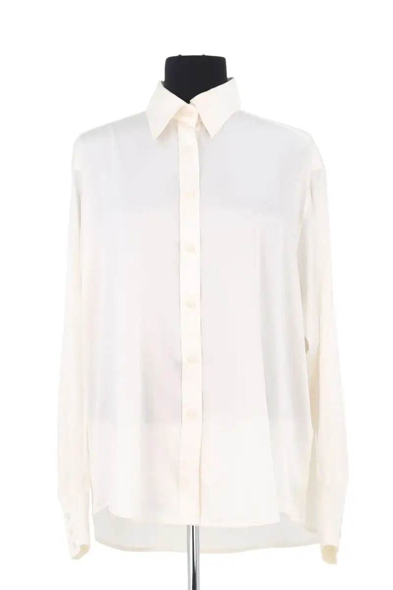 Chemise DMN Ecru en Soie, taille M - Seconde Main