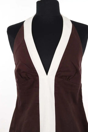 Robe Kenzo Marron en Coton