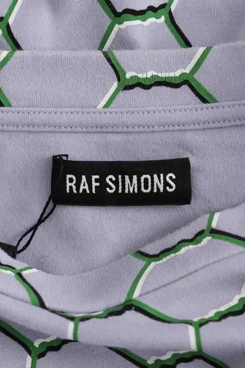 T-shirt Raf Simons Gris en Coton