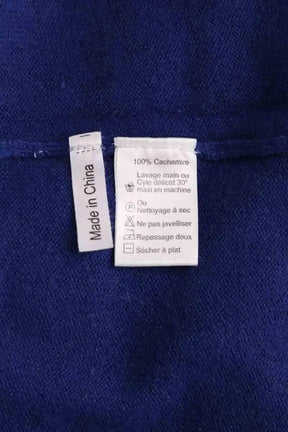 Robe Notshy Bleu en Cachemire