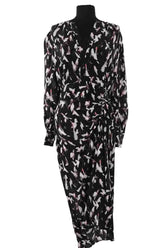 Robe Iro Noir en Synthétique, taille S - Seconde Main