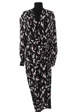 Robe Iro Noir en Synthétique, taille S - Seconde Main