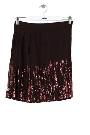 Mini jupe Maje  Marron